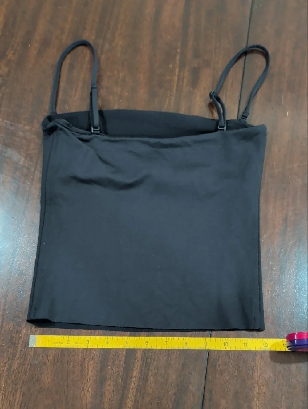 Skims Black Swim Convertible Bandeau Top